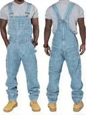 Kelim Men's Denim Overalls for Workwear Styling