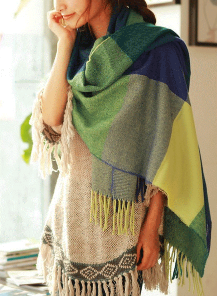 Maribel Women's Wrap Scarf for Autumn Layering