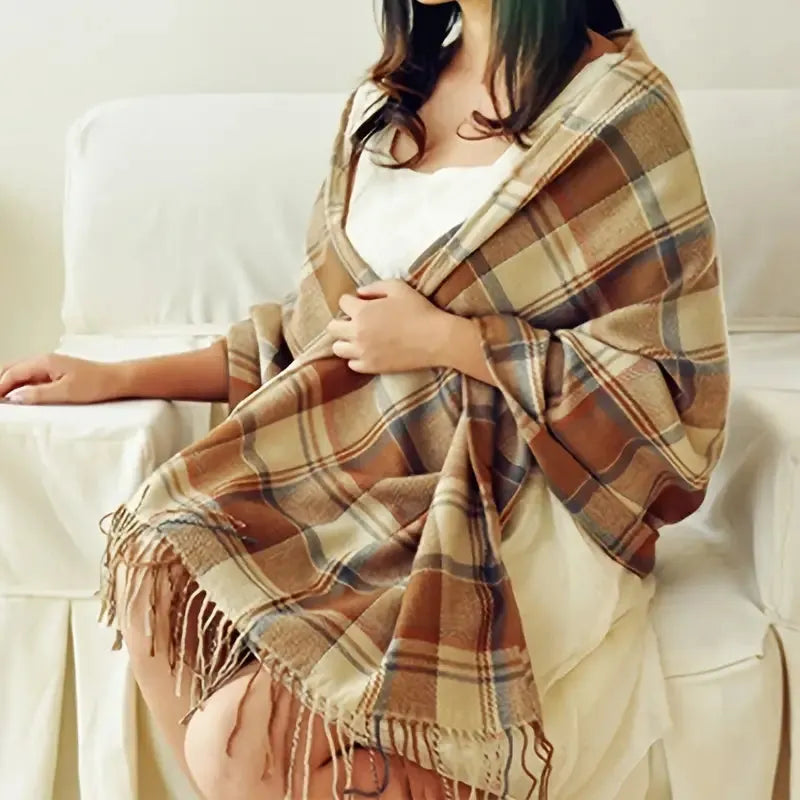Maribel Women's Wrap Scarf for Autumn Layering