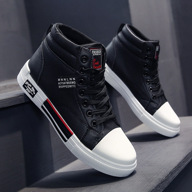 Men's High Top Sneakers for Spring Autumn Wear