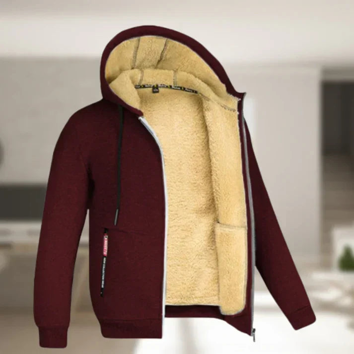 Men's Hooded Jacket for Cold Autumn Winter Days