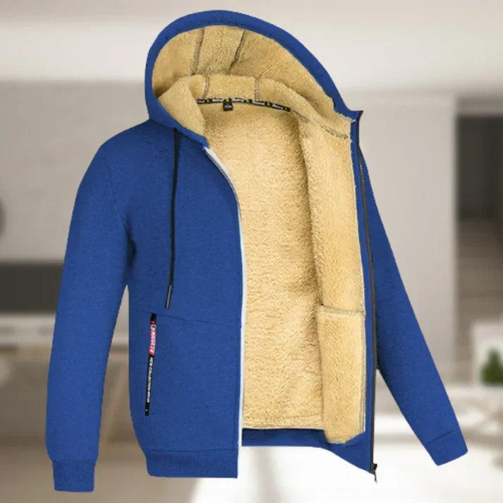 Men's Hooded Jacket for Cold Autumn Winter Days