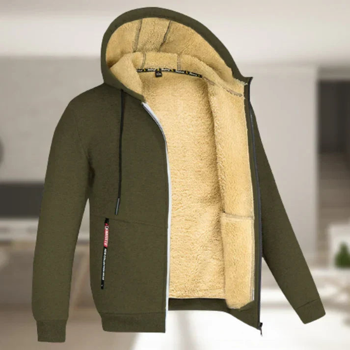 Men's Hooded Jacket for Cold Autumn Winter Days
