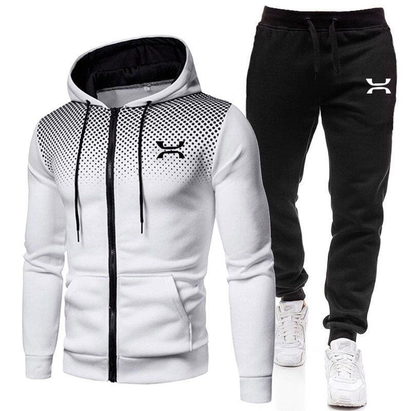 Men's Hooded Tracksuit Set for Everyday Wear