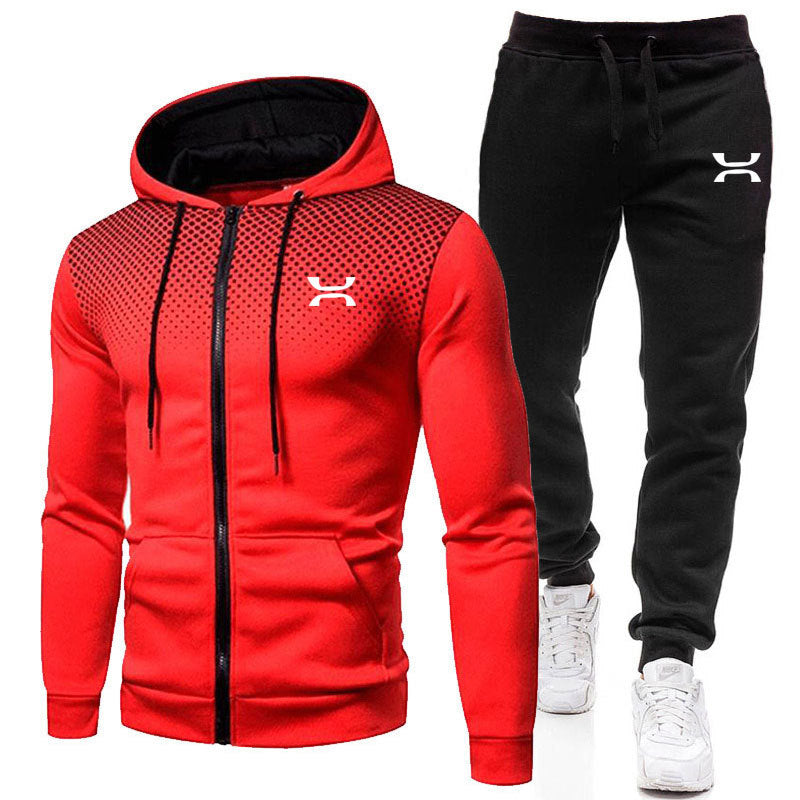Men's Hooded Tracksuit Set for Everyday Wear