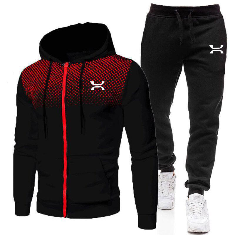 Men's Hooded Tracksuit Set for Everyday Wear