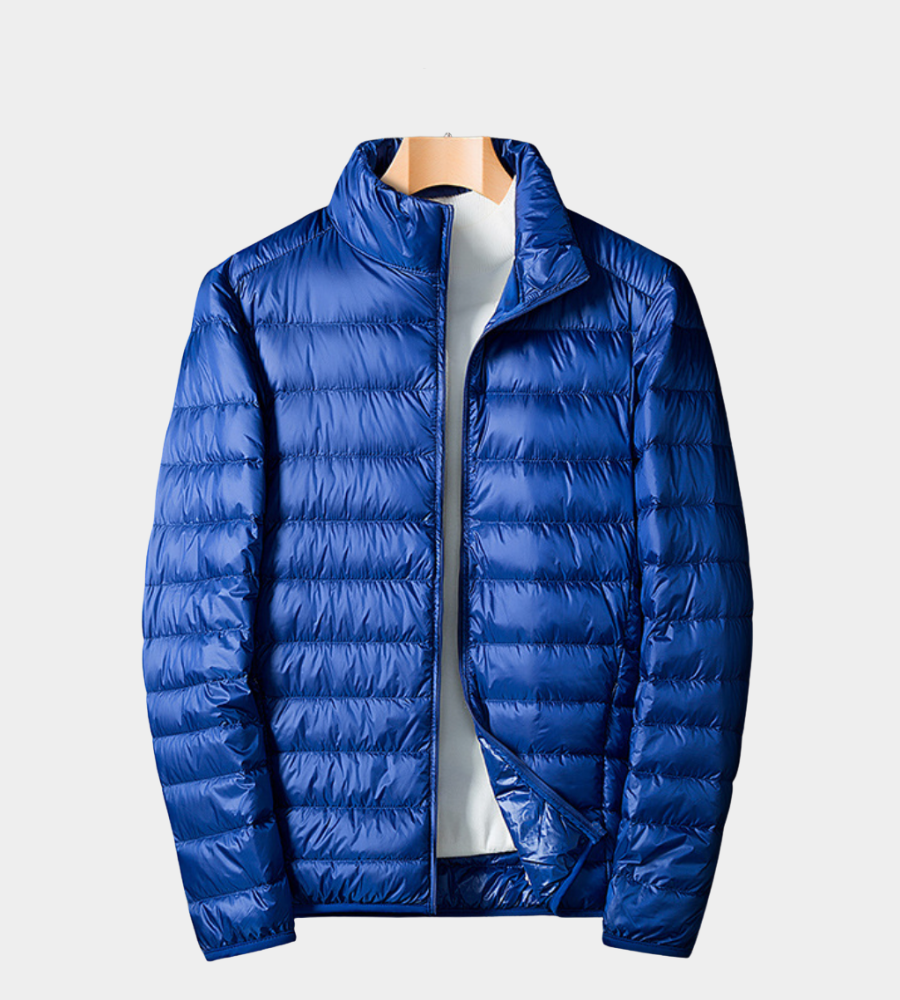 Men's Quilted Jacket for Autumn Winter Outdoor Wear