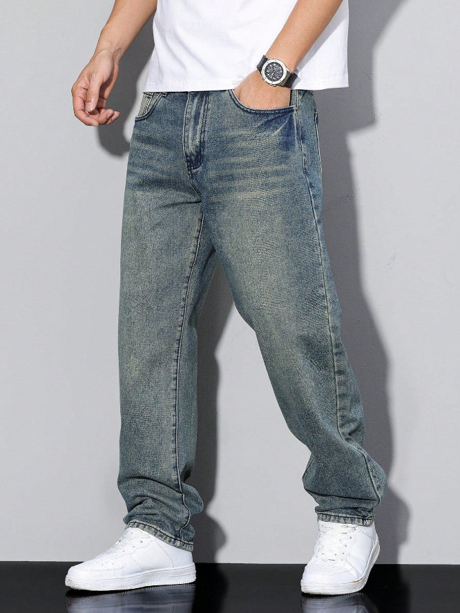 Men's Relaxed Fit Jeans for Everyday Autumn Wear