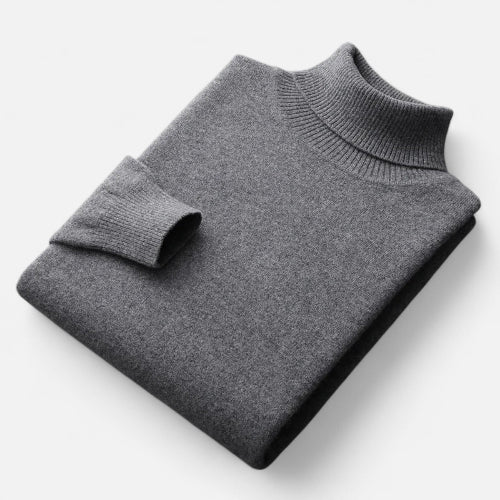 Men's Turtleneck Sweater for Autumn Winter Wear