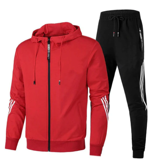 Men's Two Piece Tracksuit for Spring Summer Wear