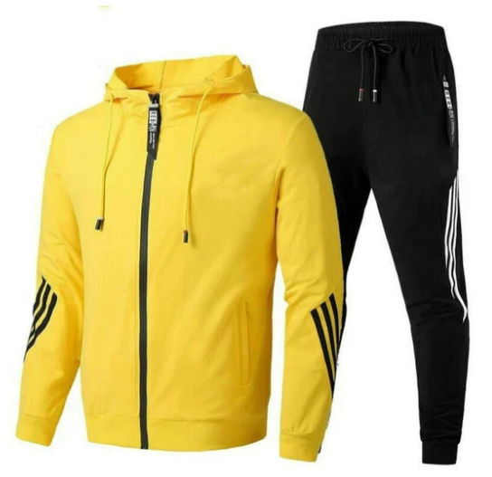 Men's Two Piece Tracksuit for Spring Summer Wear