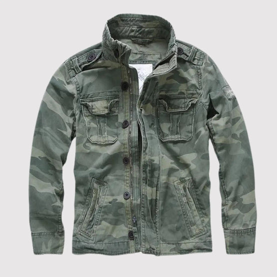 Men's Utility Field Jacket for Autumn Winter Wear