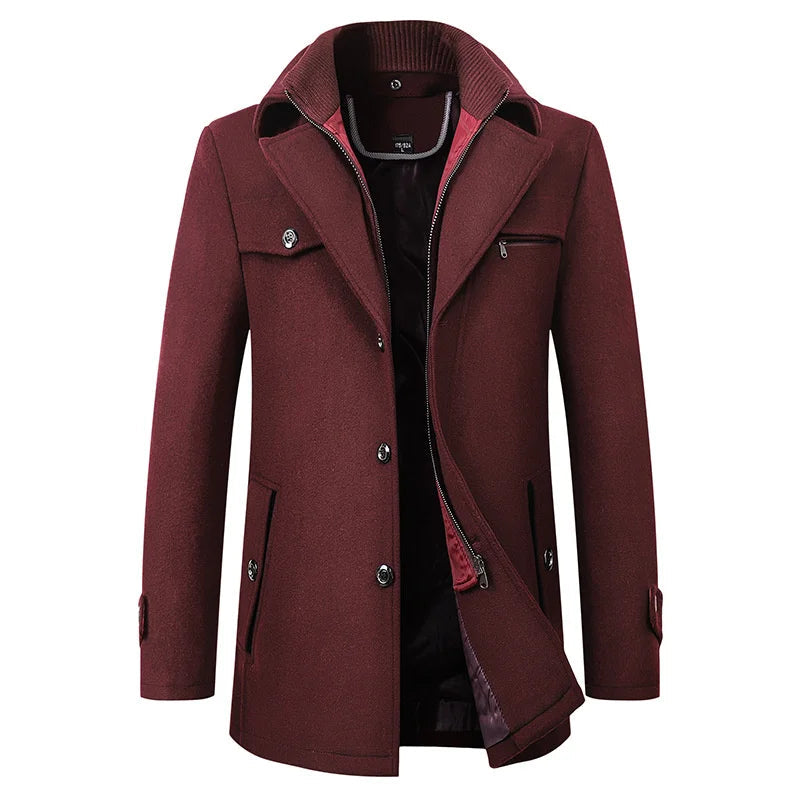 Men's Winter Coat for Smart Office Everyday Wear