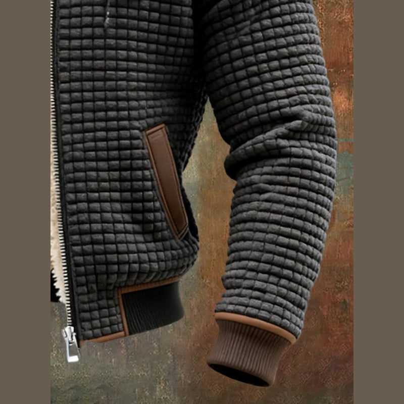 Close-up of the sleeve and elbow detail