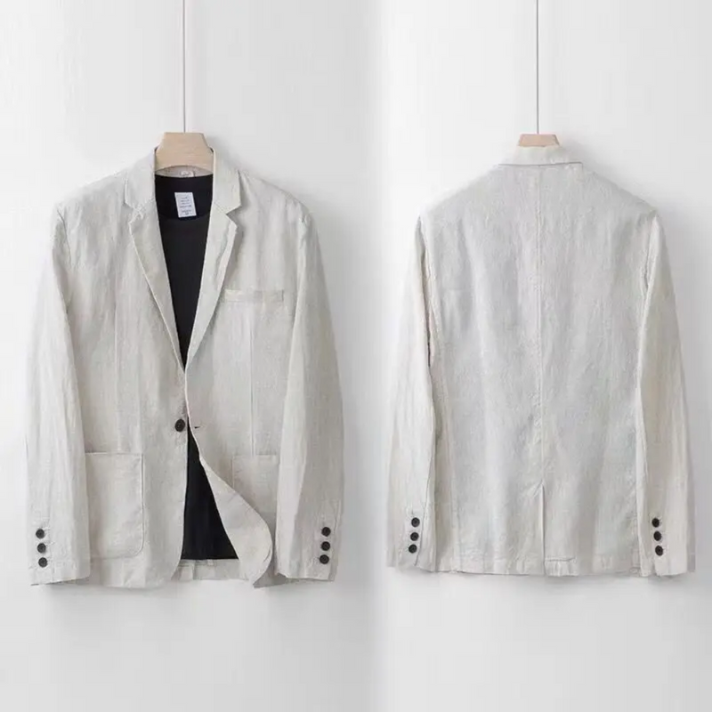 Light cardigan and trousers set – flat lay