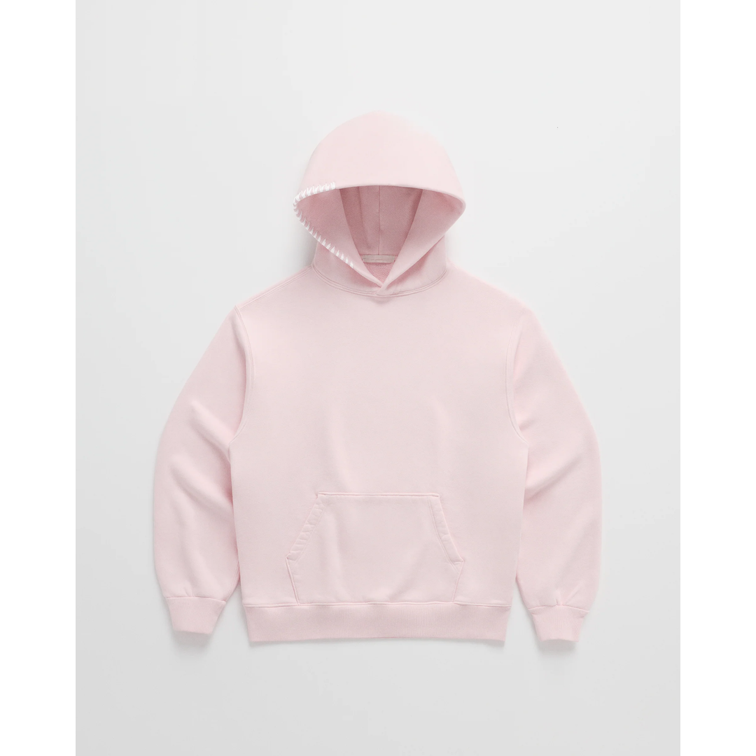 Men's light pink relaxed hoodie