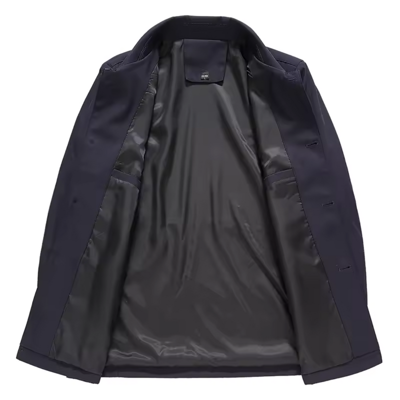 Inside view of the coat lining