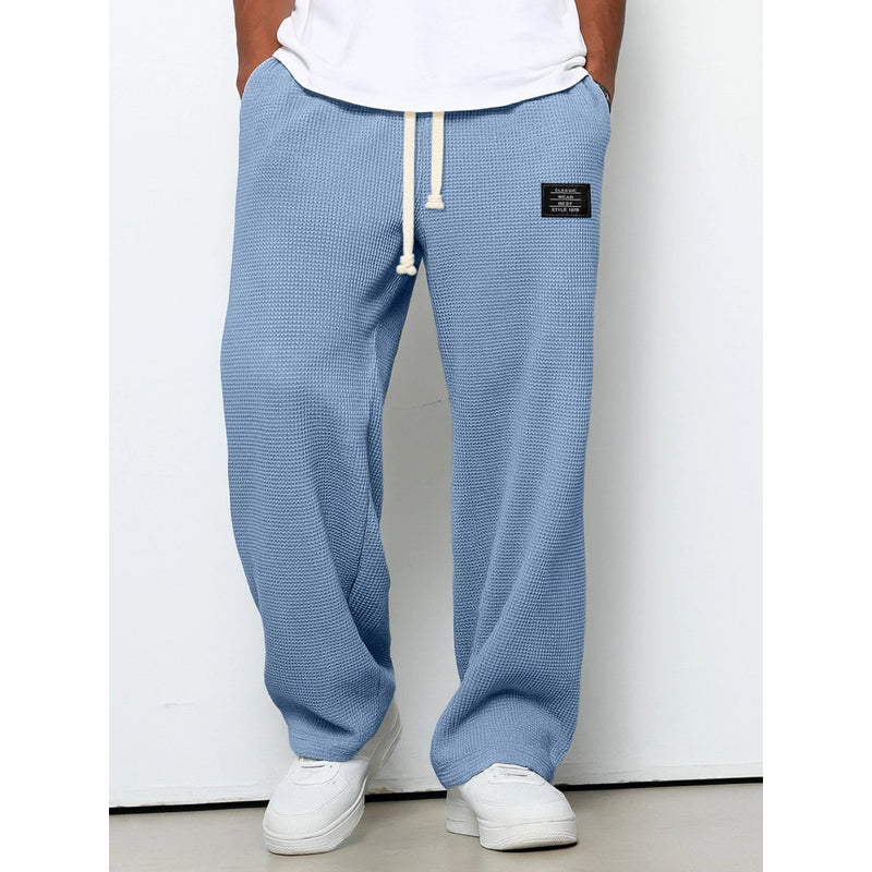 Men's Relaxed Fit Drawstring Trousers for Everyday Comfort