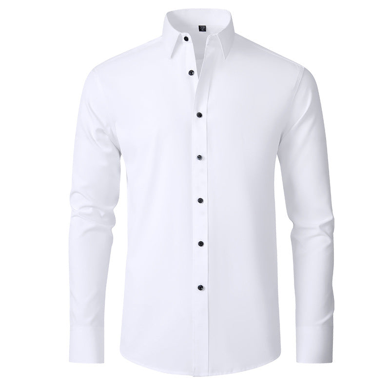 Men's Slim Fit Stretch Shirt for Office and Evening Wear