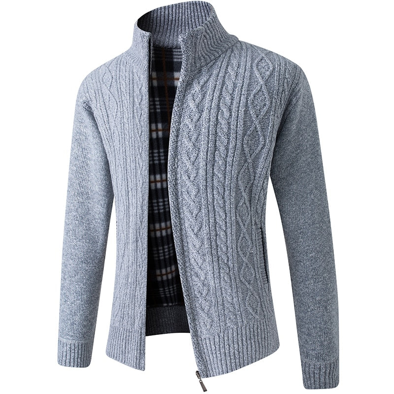 Rowan Men's Cardigan for Cooler Autumn Days