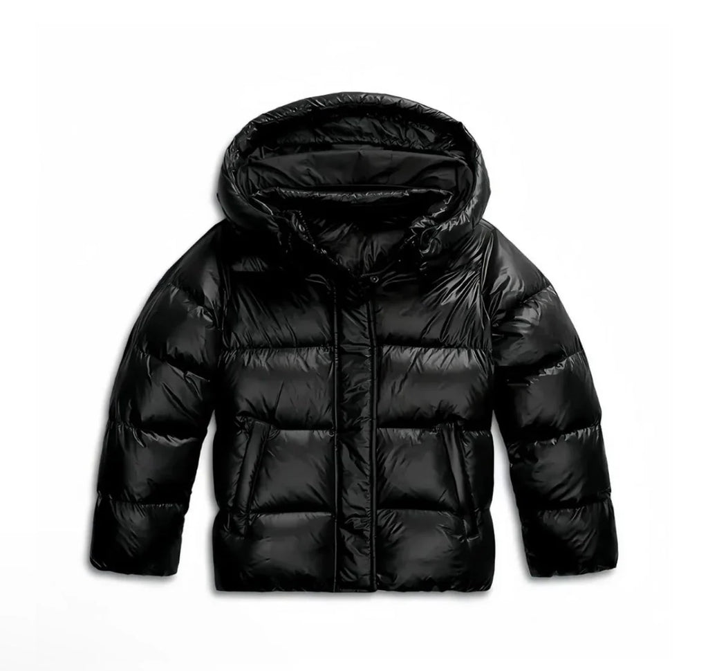 Women's Hooded Puffer Jacket for Autumn Winter Wear