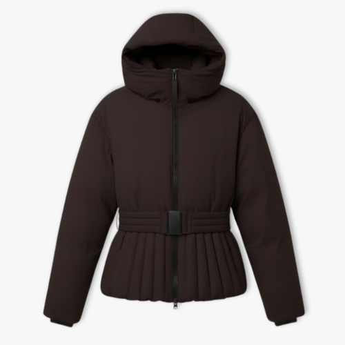 Women's Hooded Puffer Jacket for Winter Wear