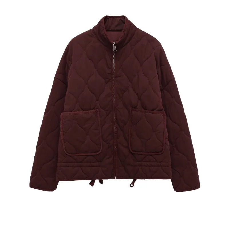 Women's Quilted Jacket for Autumn Everyday Outdoor Wear