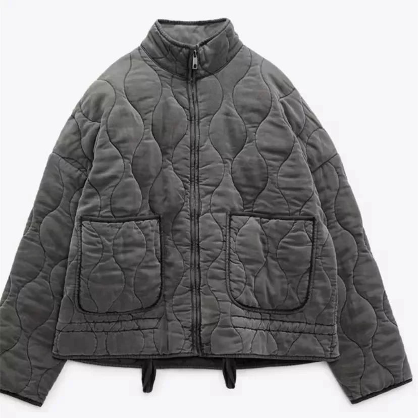 Women's Quilted Jacket for Autumn Everyday Outdoor Wear