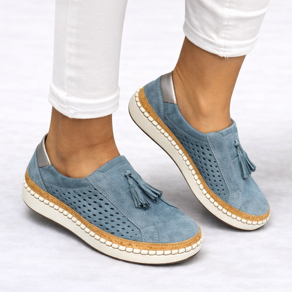 Women's Tassel Slip-On Shoes for Spring Outings