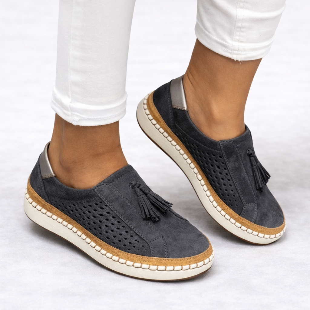 Women's Tassel Slip-On Shoes for Spring Outings 