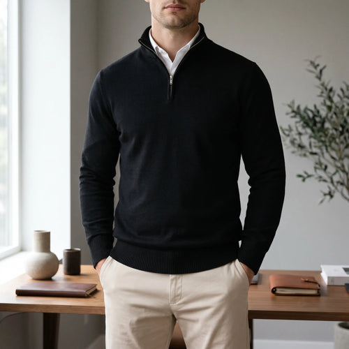ZipKnit - Men's Half Zip Jumper