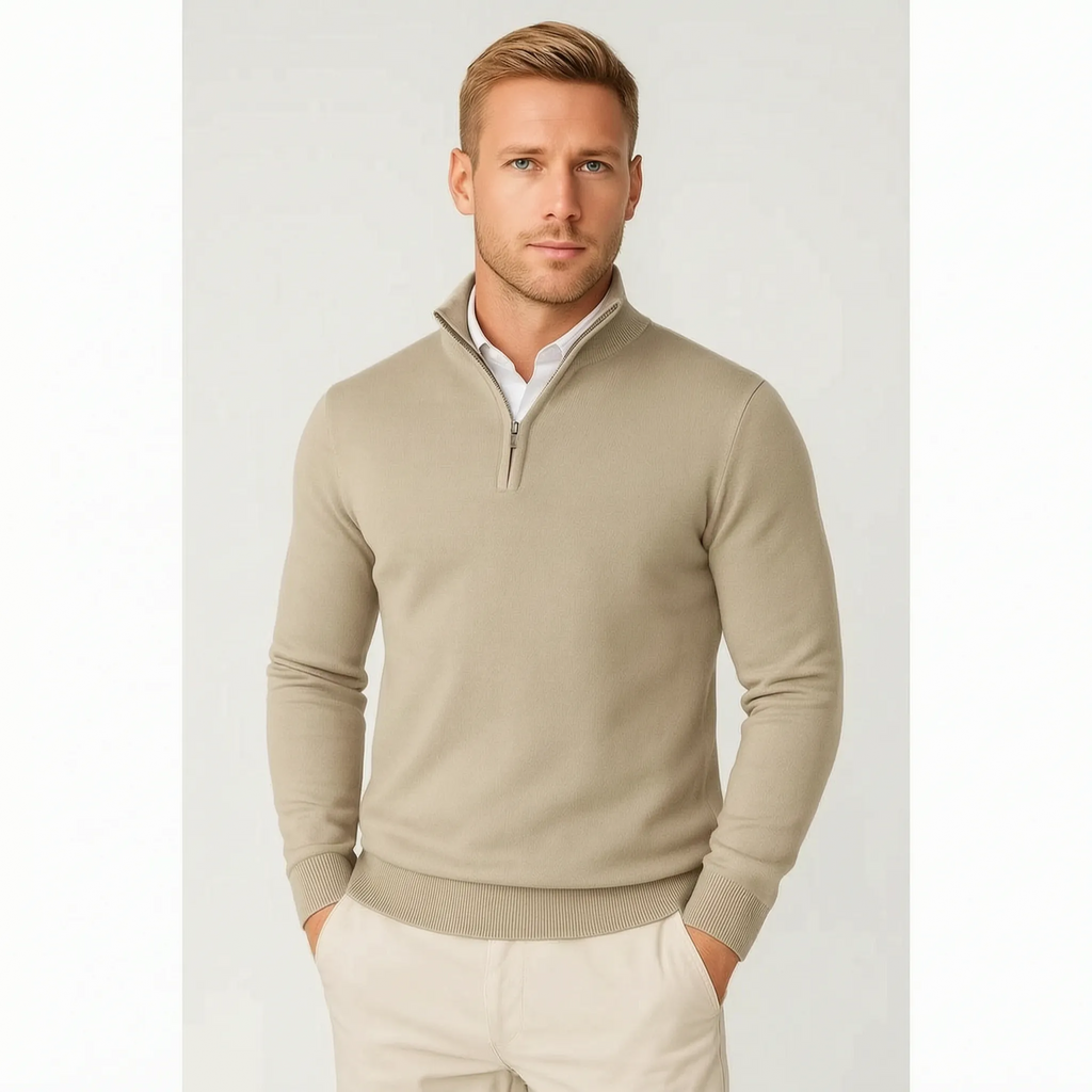 ZipKnit - Men's Half Zip Jumper
