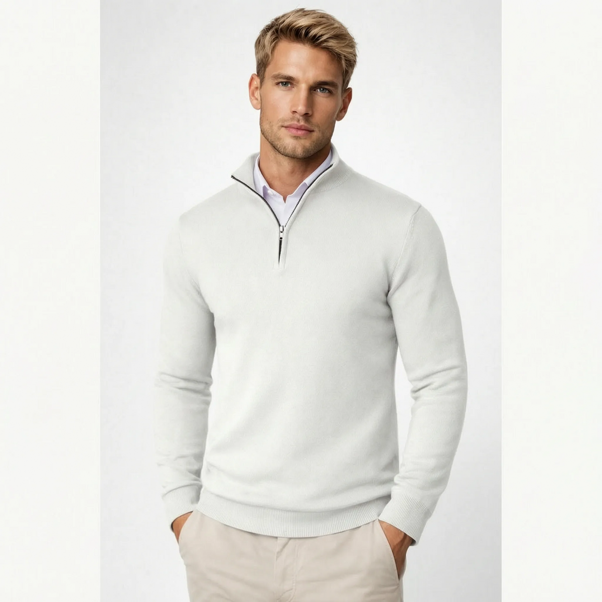 ZipKnit - Men's Half Zip Jumper